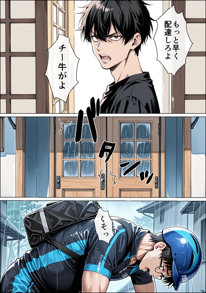 Ub●rの配達先で推しコンカフェ嬢が彼氏とヤってた話