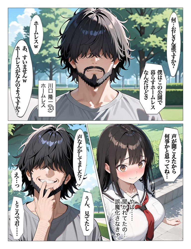 ホームレスの激クサちんぽで中出しされました