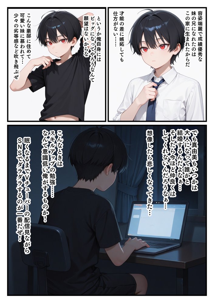 妹の裏アカを見つけた えっちした 逆レ○プされた
