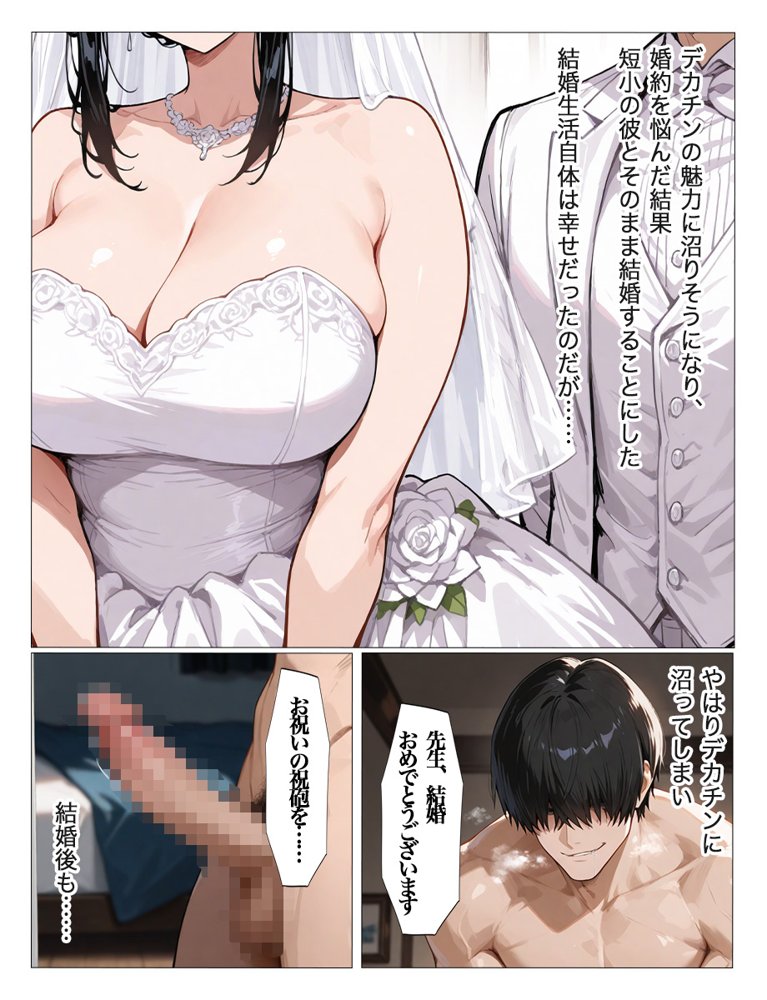 大きくなった教え子の巨ちんで中出しされました 全110P アナルSEXあり