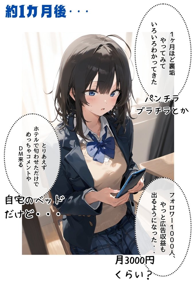 地味で華奢な裏垢女子がおじさんとハメ撮り生配信するまで