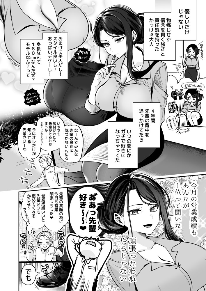 デカ女上司と元チャラ男の後輩くん ＃1