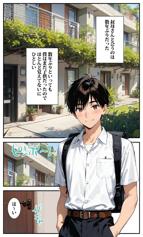 一週間叔母さんと二人きりで住むことになったんだけど叔母さんは裸族だった