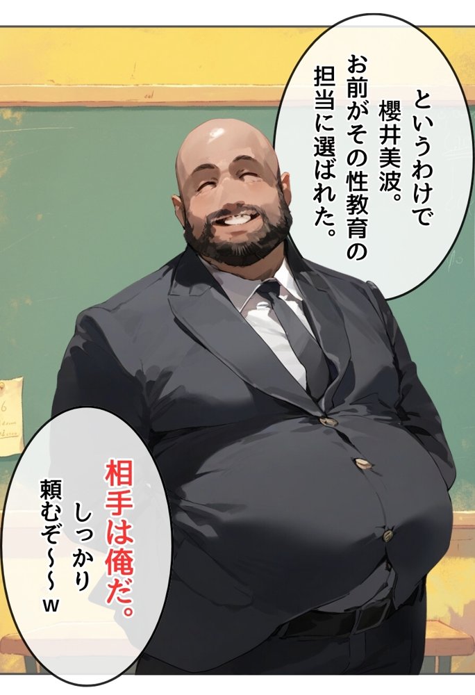 【熱血！種付け先生】少子化対策のため学園一の美少女が種付けおじさんに寝取られた件