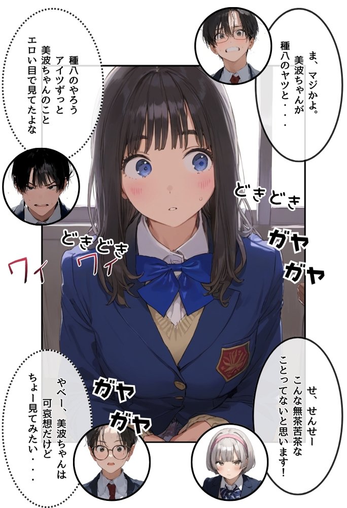 【熱血！種付け先生】少子化対策のため学園一の美少女が種付けおじさんに寝取られた件