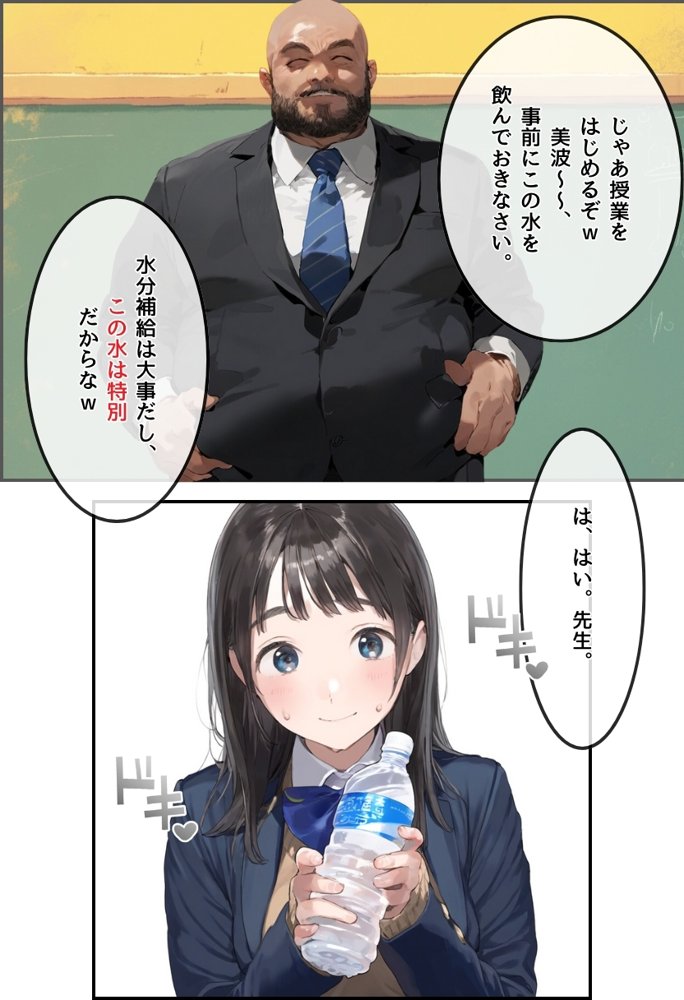 【熱血！種付け先生】少子化対策のため学園一の美少女が種付けおじさんに寝取られた件