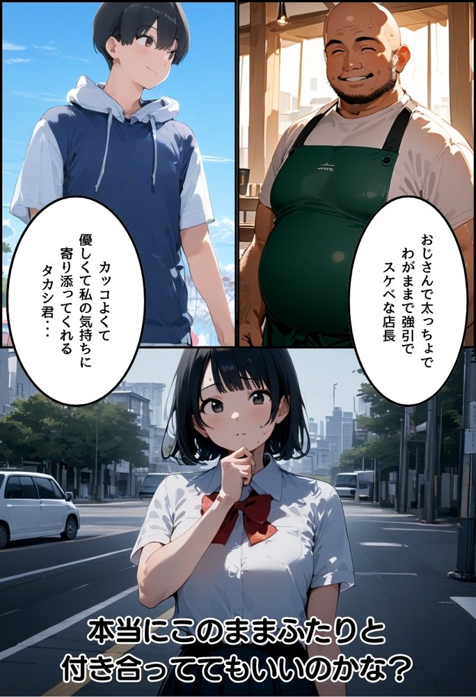 僕の彼女が種付けおじさんにNTRされてしまった件2巻