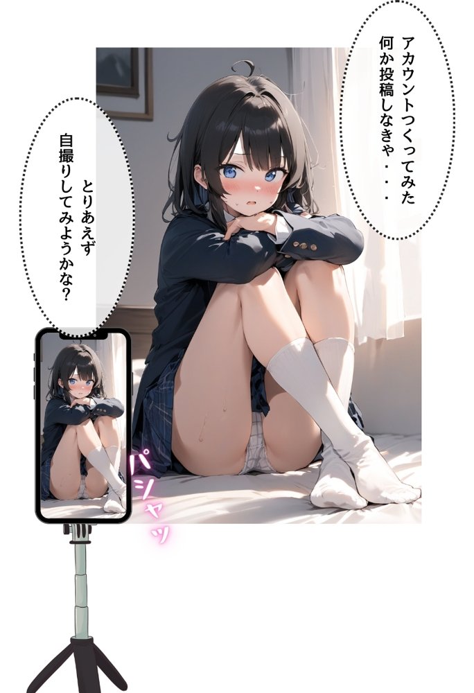 地味で華奢な裏垢女子がおじさんとハメ撮り生配信するまで