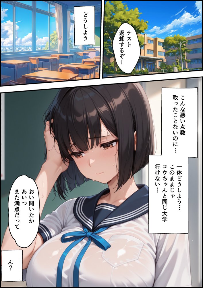 ボクを守るために不良の性奴●になっても絶対に堕ちないカノジョ3
