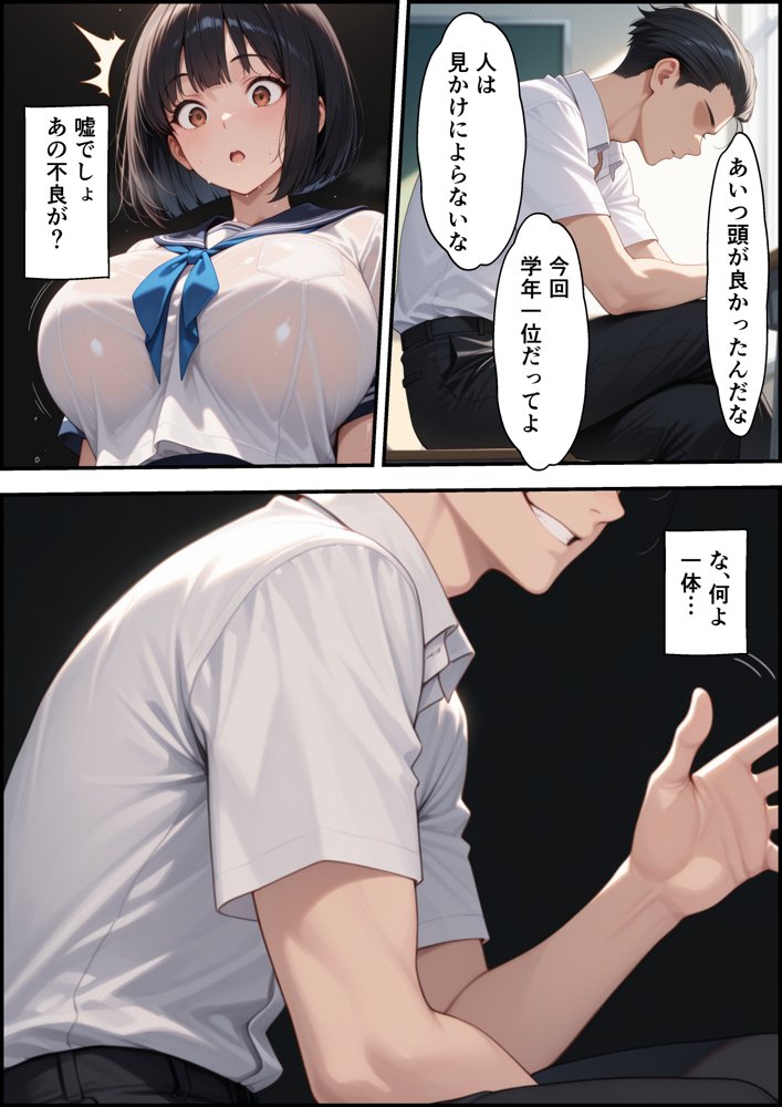 ボクを守るために不良の性奴●になっても絶対に堕ちないカノジョ3