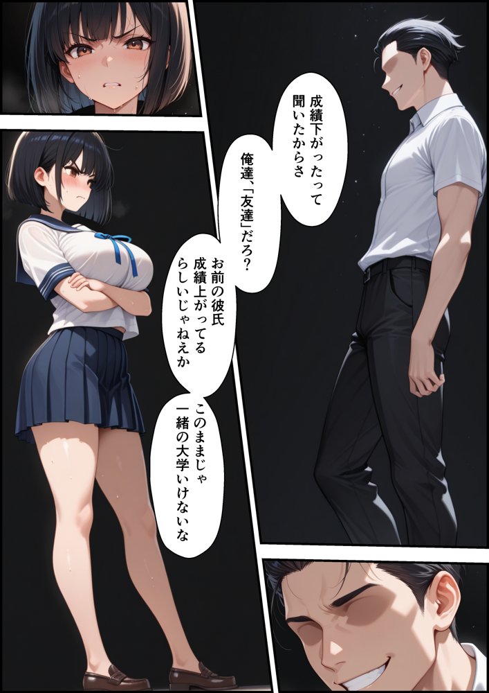 ボクを守るために不良の性奴●になっても絶対に堕ちないカノジョ3