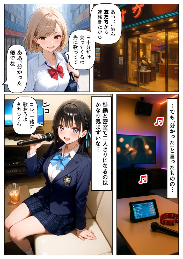 【BSS】清楚系の幼馴染に僕が先に恋をしていたのに、目の前でヤリチン先輩に彼女は