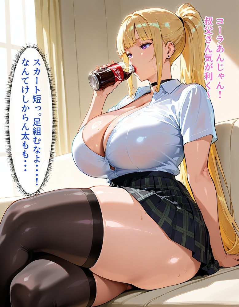 俺の姪っ子がどエロい金髪パパ活ギャルになっていた件について