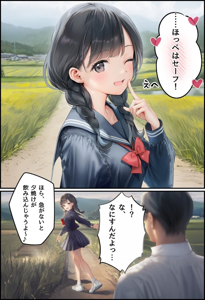 【因習村】村の飢饉を救うため差し出された僕の彼女、BMI40越えで性欲だけはいっちょまえの種付けおじさんに媚薬を飲まされ、おじさん特有のねちっこい前戯で全身べちょべちょに舐められたあげく、聖なる肉棒（チンカス付き）の掃除を実施！ その後はついに処女おまんこにゴールイン！入念かつ丹念にがん突きにされ、イキまくりんぐ！一晩中汗だくで連続絶頂アクメを決めさせられた話。 「穂乃香ぁ〜、オラの精、まるごと受け止めてくんろぉ〜〜！」
