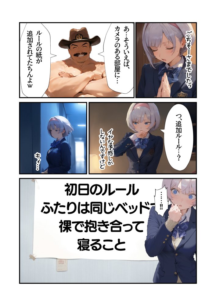 【セックスしないと出られない部屋】美少女でも流石におじさんとHしちゃう説