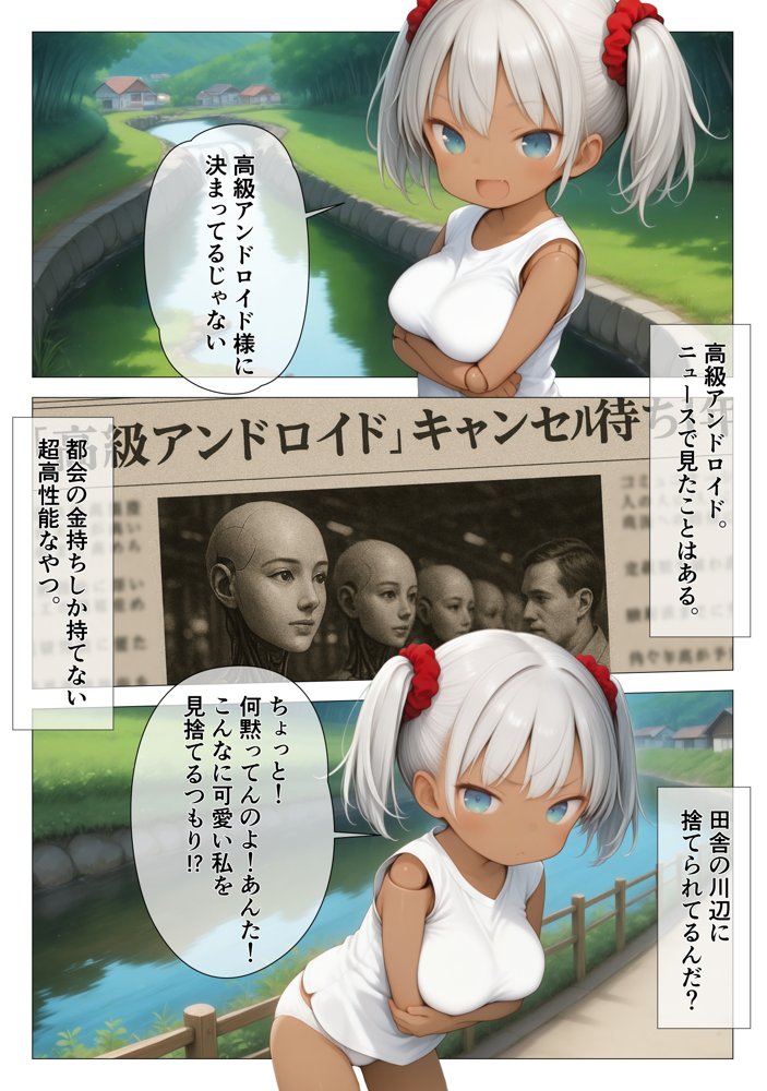 河原で拾った生意気アンドロイド -膣内にある秘密のスイッチでデレモードへ移行-