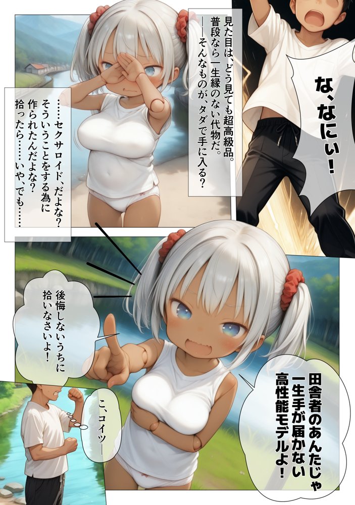 河原で拾った生意気アンドロイド -膣内にある秘密のスイッチでデレモードへ移行-