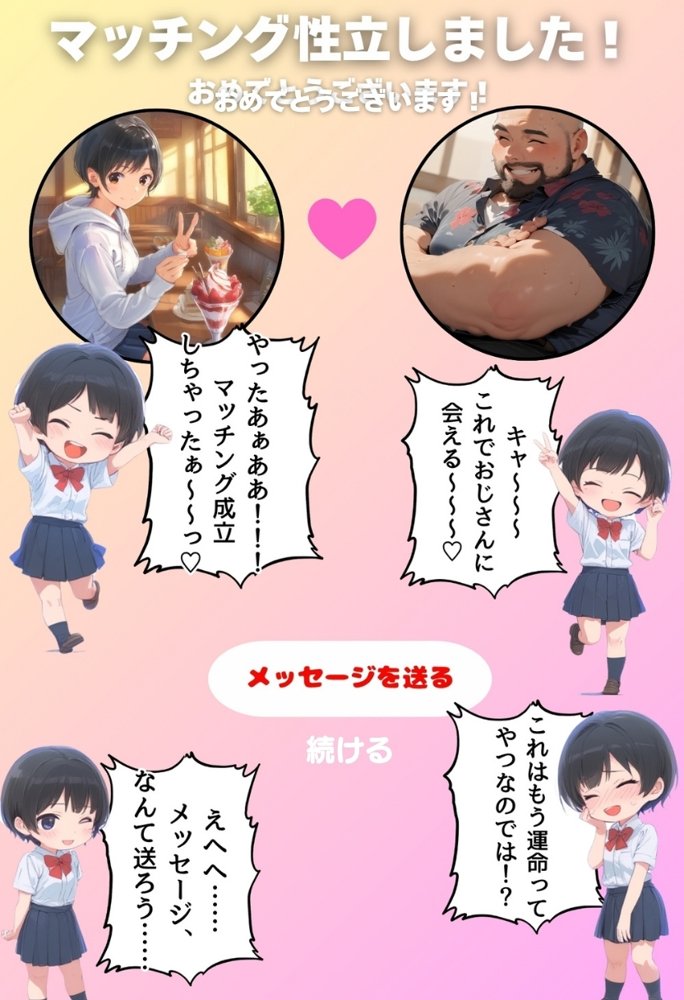 おじさん限定マッチングアプリ【おじ恋】で処女捧げちゃいました。