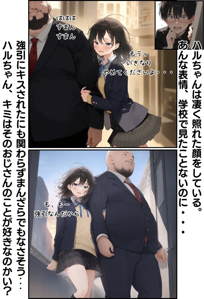 地味で華奢な裏垢女子がおじさんに甘やかされてハメ撮り撮影〜BSS編、僕が先に好きだったのに〜