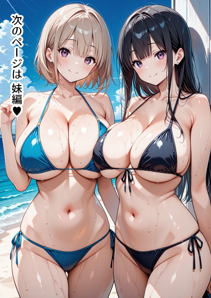 義理のJ◯姉妹とイチャラブ性活 〜巨乳姉妹丼〜