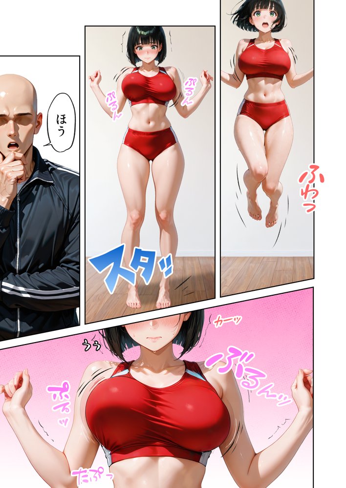 巨乳が暴れて走れませんッ！ 補欠落ちした陸上部元エースがコーチに秘密の特訓を指導してもらう話