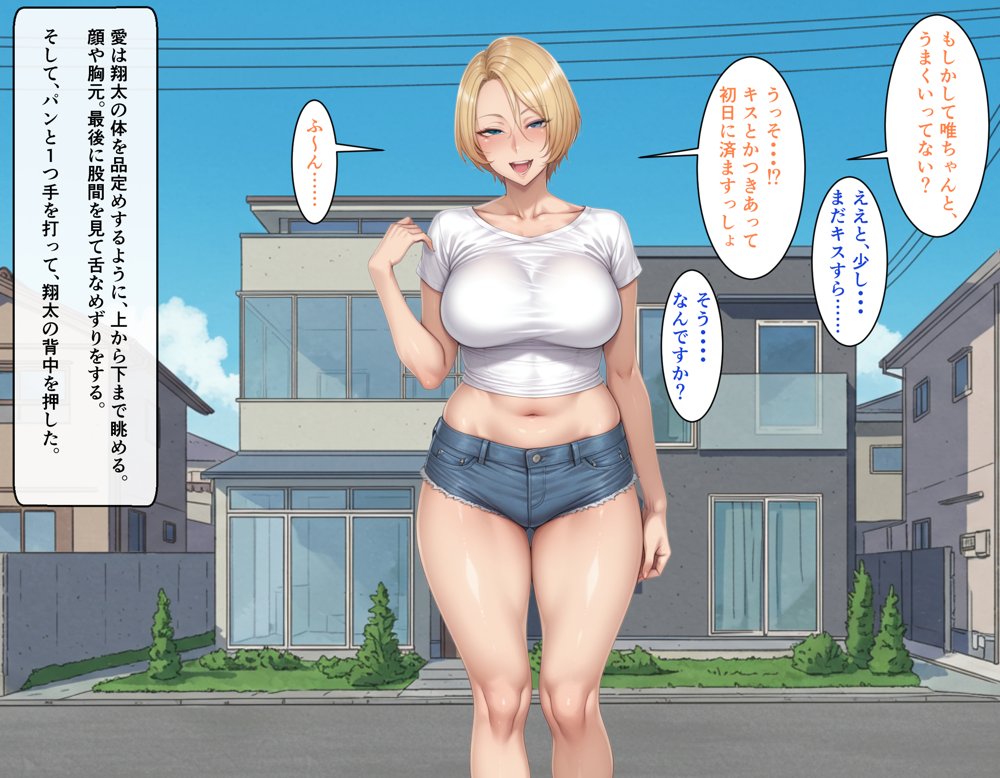 ビンビン勃起乳首の年上ビッチギャルに俺が逆寝取りされるまで1