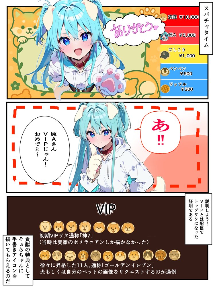 推しのVtuberに貢いだら出会えちゃった話