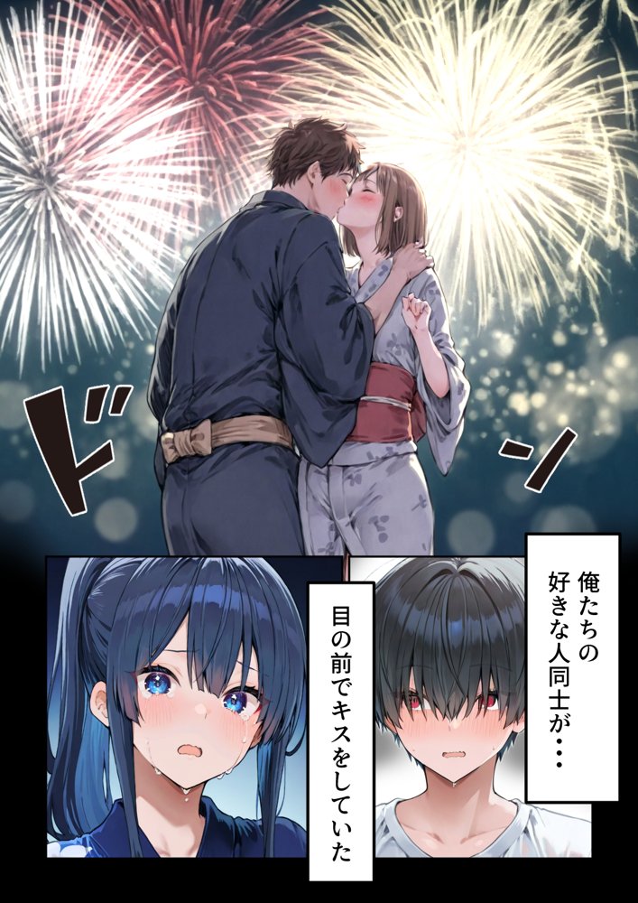 失恋えっち  失恋して号泣してた巨乳J●を慰めてたら、セックスする展開になった話
