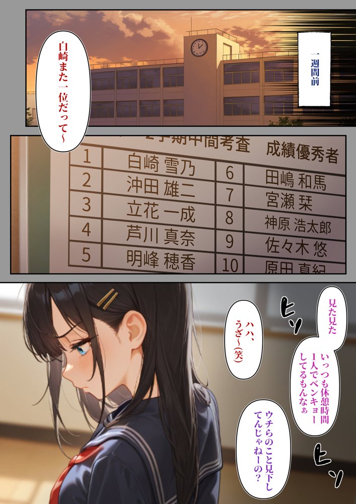 わからせ性教育〜真面目な優等生を万引き冤罪で脅して、お仕置き「矯正」レ〇プしてやった〜