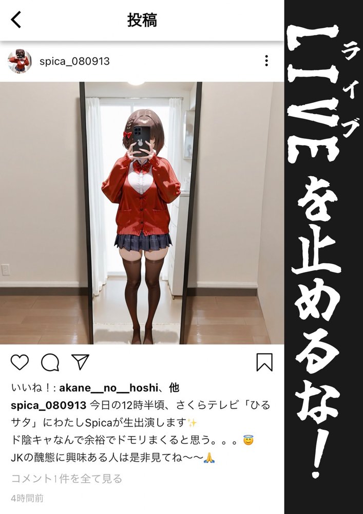 LIVEを止めるな！