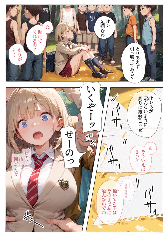 子○のシたことだから -○キの仕掛けたとりもちにJKが引っかかる-