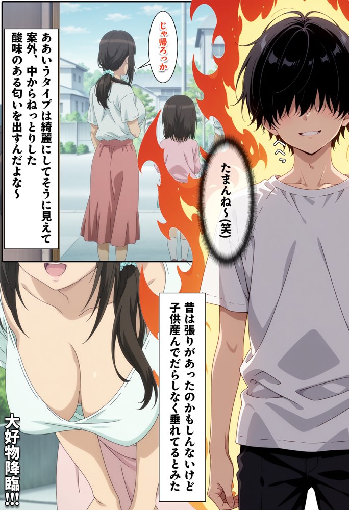 隣家に越してきた巨乳レス妻！！いただきます