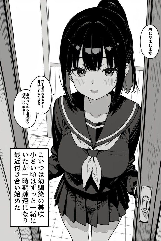 幼馴染とドキドキえっち始めました。