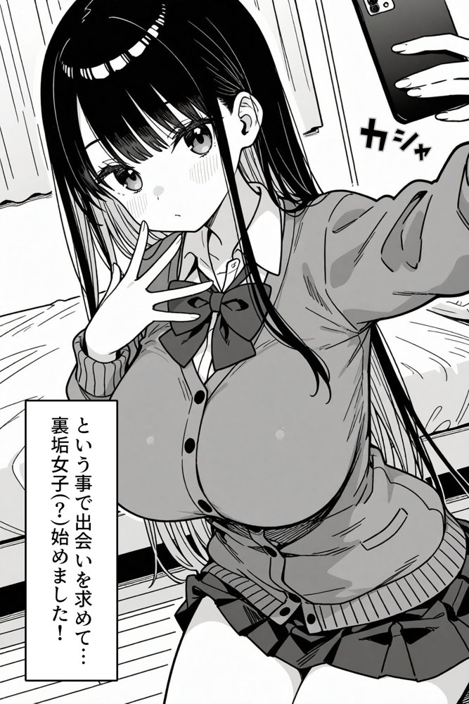 黒髪ロングで清楚なあの子が裏垢バレして専用肉オナホにされる話