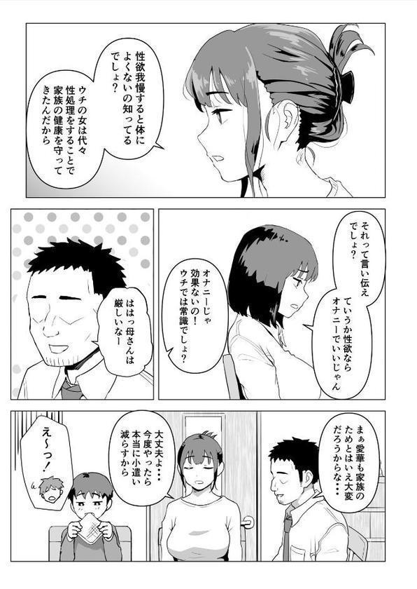 ウチでは家族セックスは常識らしい1